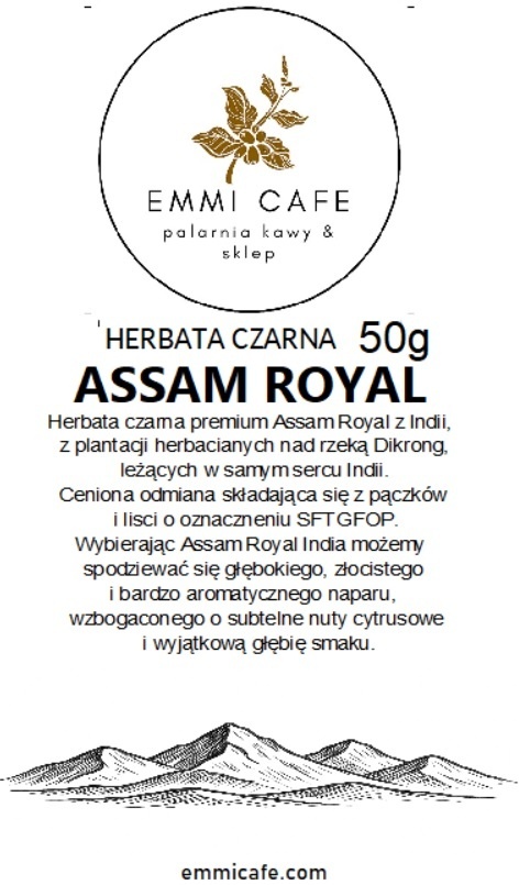 Assam Royal herbata czarna 50g