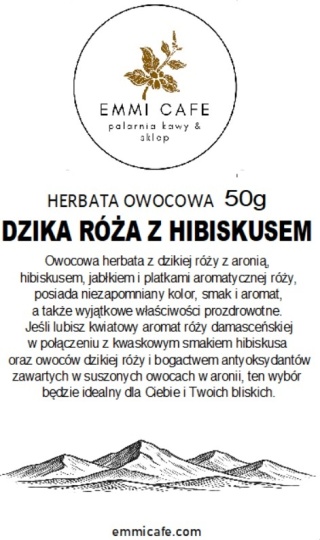 Herbata owocowa z dzikiej róży z aronią