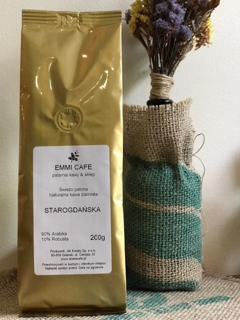 Starogdańska kawa palona ziarna